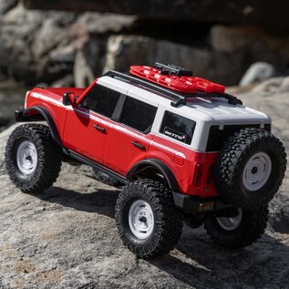 Axial Racing AXI00006V2T6  1/24 SCX24 Red Ford Bronco 4WD Rock Crawler Brushed RTR