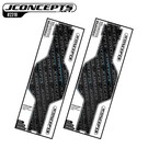 J Concepts JCO2318  RC10 – precut chassis protective sheet, black – 2pc.
