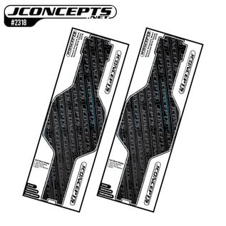 J Concepts JCO2318  RC10 – precut chassis protective sheet, black – 2pc.