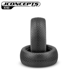 J Concepts JCO3160-01  Double Dees V2 – blue compound (fits 2.2″ buggy front wheel)