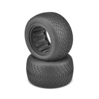 J Concepts JCO3199-06  Ellipse 2.2" 1/10 Stadium Truck Tires (2) Silver compound