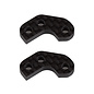 Team Associated ASC92469  RC10B7 FT Caster Block Link Mount Set, -2mm, carbon fiber