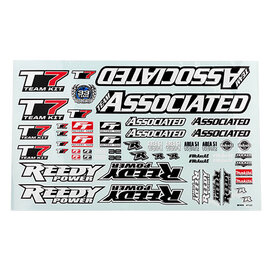 Team Associated ASC71225  RC10T7 Decal Sheet