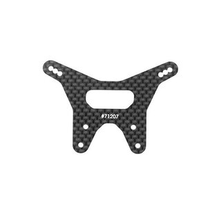 Team Associated ASC71207  RC10T7 Front Shock Tower, Carbon Fiber