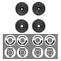 Team Associated ASC8696  RC10F6 Classic Wheel Set, Black