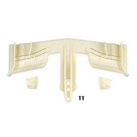 Team Associated ASC8686  RC10F6 Classic Front Wing, White