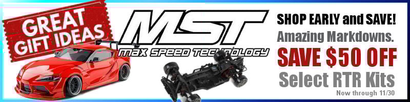 Gift Ideas Select MST Drift Kits $50 OFF