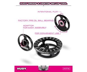 Hudy HUD107730 HUDY Droop & Upstop Set-Up Tool - Michael's RC Hobbies
