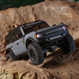Axial Racing AXI-2048T2  1/30 SCX30 Ford Bronco 4X4 RTR Brushed Rock Crawler (Battery & Charger Included), Gray