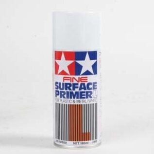 Tamiya TAM87064  Fine Surface Primer, Light Grey, 180ml Spray Can