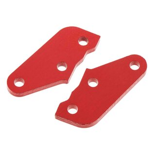 Arrma AR340072 Steering Plate A Aluminum Red (2)