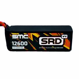 SMC SMC126250-2S2PV4SC5  SRD-V4 7.4V-12600mAh-250C Lipo Battery Speedrun pack No Connector