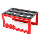 Surpass Hobby USA DTCS01001C Surpass USA 1/10 Aluminum RC Car Stand (Red) 7.8" x 4.9" x 3.75"