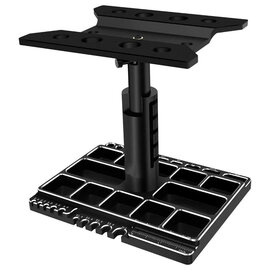 Surpass Hobby USA DTCS01002A Surpass USA 1/10, 1/8 Aluminum Adjustable Rotating Car Stand (Black)