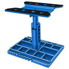 Surpass Hobby USA DTCS01002B Surpass USA 1/10, 1/8 Aluminum Adjustable Rotating Car Stand (Blue)