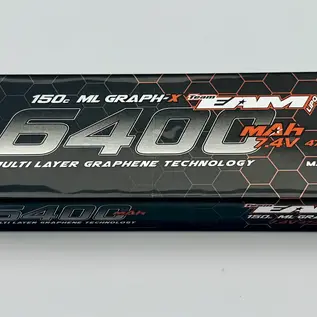 Team EA Motorsports EAM64150-2   6400mah 150C ULCG ML Graph-X Formula Lipo Battery