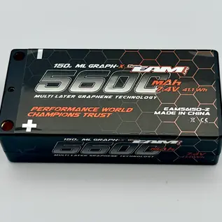 Team EA Motorsports EAM56150-2  5600mah 150c Shorty ML Graph-X Formula Lipo Battery