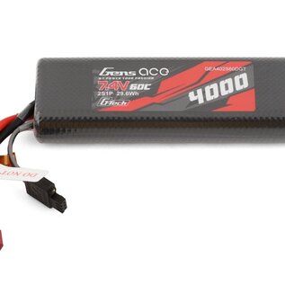 Gens Ace GEA402S60DGT  G-Tech Smart LiPo Battery 60C (7.4V/4000mAh) w/T-Style Connector (Tamiya)