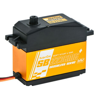 Savox SAVSB2236MGP  1/5 Scale High Voltage Brushless Digital Servo, 0.13sec / 555oz @ 7.4V