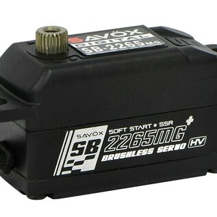Savox SAVSB2265MGP-BE  Black Edition Low Profile High Voltage Brushless Digital Servo