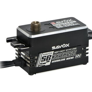 Savox SAVSB3262SG-BE  High Torque, High Voltage, Brushless Servo, Black Edition