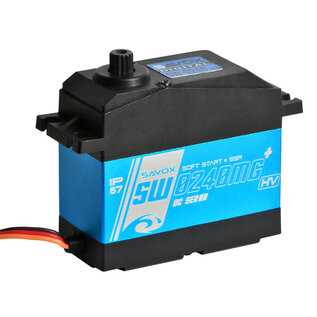 Savox SAVSW0240MGP  Waterproof 1/5 Scale High Voltage Digital Servo 0.15sec / 486oz @7.4V