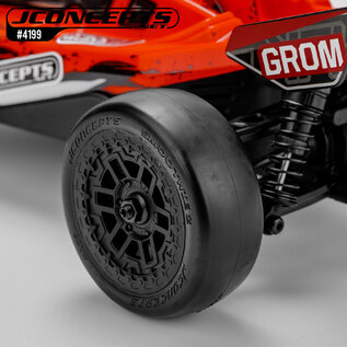 J Concepts JCO4199-3053912  Smoothie 2 Pre-Mounted Tires (2) (G3 - Soft) w/12mm Hex - Fits Typhon Grom