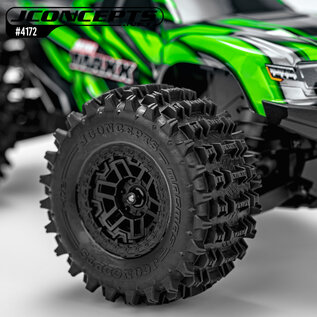 J Concepts JCO4172-30912  Magma Pre-Mounted Tires (2) (Yellow) Fits Mini Maxx - Mini XRT