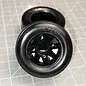 CRC CLN23121 CRC RT-1 Rear Only Rubber Tires Mounted on CRC GTR Wheels (2)