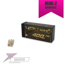 EXALT EXA3214  X-Rated 2S 7.4V/400mAh 70C Mini Z Shorty Lipo Battery