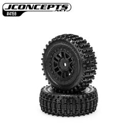 J Concepts JCO4159-30912  Magma – Yellow Compound, Pre-Mounted on #3472 wheel (Fits – Arrma Typhon Grom)