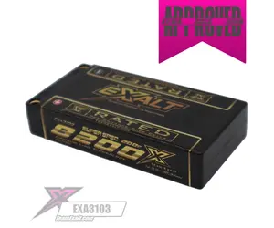 EXA3103 1S/3.7V-8200MAH-135C. X-RATED LIPO BATTERY SERIES