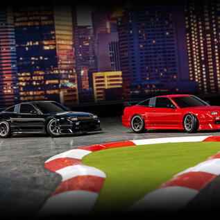 Traxxas TRA105247-4  Black 4-Tec Drift Nissan 240SX