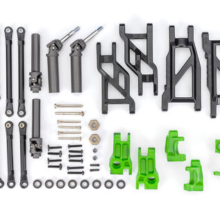 Traxxas TRA9180-GRN  Green Extreme HD Upgrade Kit for Stampede & Rustler