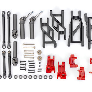 Traxxas TRA9180-Red  Red Extreme HD Upgrade Kit for Stampede & Rustler