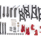 Traxxas TRA9181-Red  Red Extreme HD Driveline and Suspension Upgrade Kit for Slash