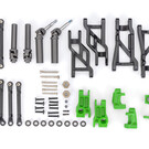 Traxxas TRA9181-Green  Green Extreme HD Driveline and Suspension Upgrade Kit for Slash
