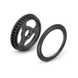 Xray XRA305168  Xray X4'26 Composite Pulley 38T For Alu Solid Axle