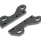 Xray XRA301557  Xray X4'26 Universal Carbon Upper Clamp 1mm (2)