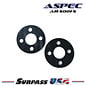 ASPEC Racing AR-S001-S ASPEC Spur Gear Spacer Set 0.5mm & 1mm (3 & 4 Hole Pattern) 4pcs