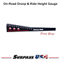 Surpass Hobby USA SH-DTEL240111-RED Surpass USA Precision Aluminum On-Road Droop & Ride Height Gauge