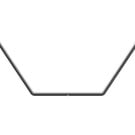 Xray XRA302841  X4'26 Front Anti Roll Bar UAM 1.1 MM