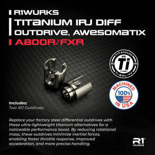 R1wurks R1-900247  Titanium IRJ Diff Outdrive - Awesomatix A800