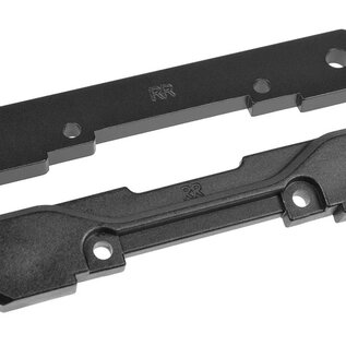 Team Corally COR00180-976  Suspension Arm Mount, RR, Aluminum 4mm, Composite Cover, 1 Set