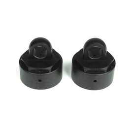 Tekno RC TKR6003  Aluminum Vented Shock Caps Gun Metal Anodized (2)