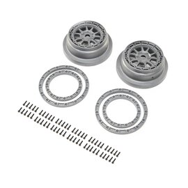 TLR / Team Losi LOS43029  Beadlock Wheel and Ring Set (2): SBR 2.0