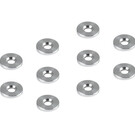 Xray XRA303118-C  3x9x1.0mm Black Alum Shims - Deeper Countersunk (10)