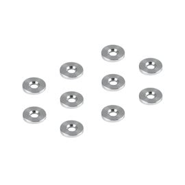 Xray XRA303118-C  3x9x1.0mm Black Alum Shims - Deeper Countersunk (10)