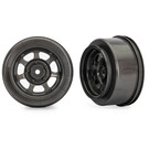 Traxxas TRA10471X  Dirt Oval Gray Front Wheels (2) for Slash Modified
