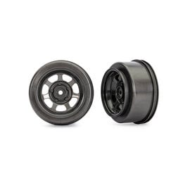 Traxxas TRA10472X  Dirt Oval Gray Rear Wheels (2) for Slash Modified